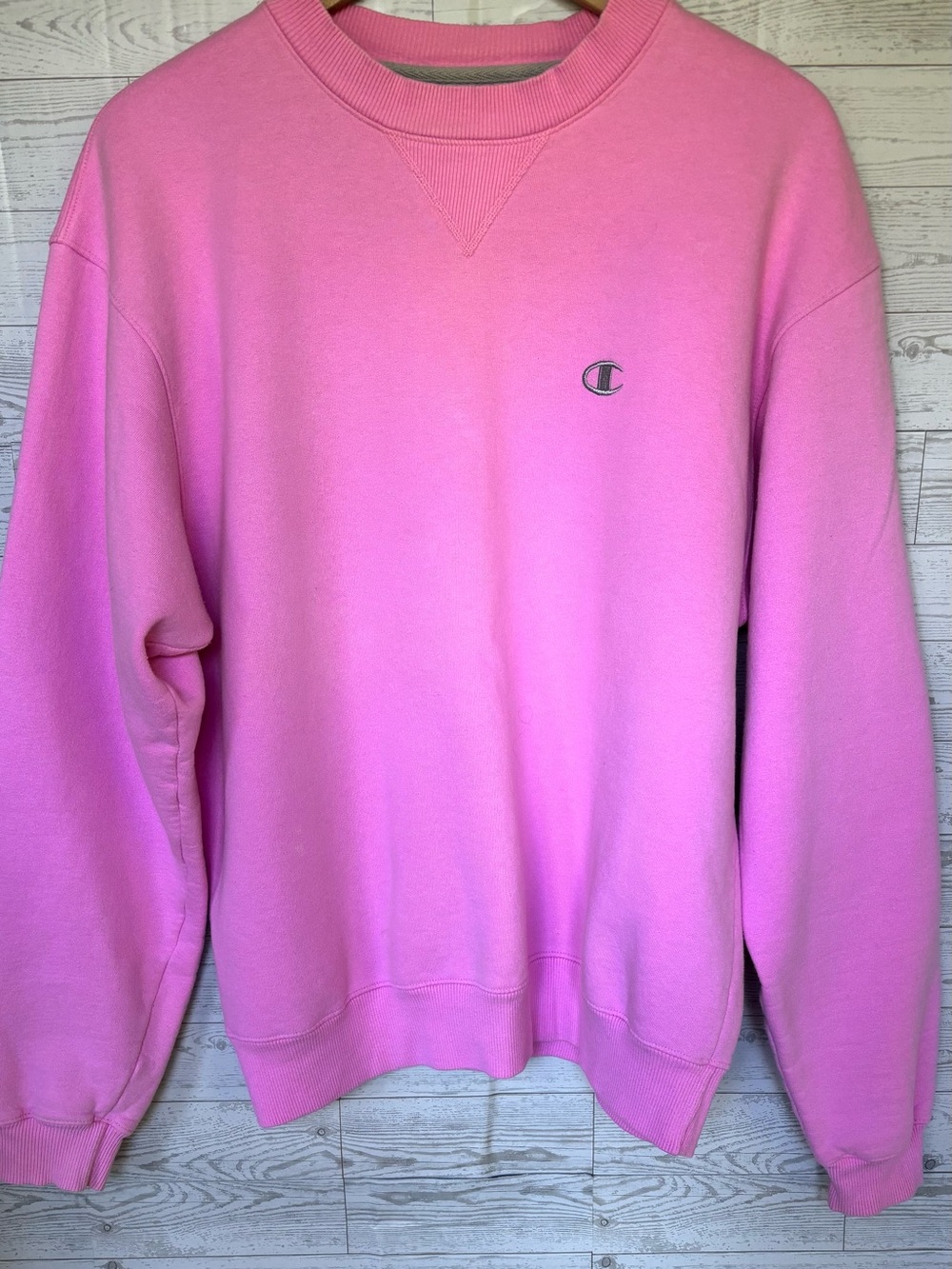 Vintage Pink Champion Sweatshirt Size medium thick soft